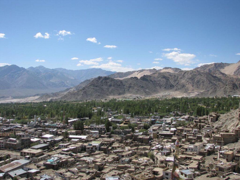 AskDushyant Arial view of leh ladakh road trip to ladakh 2009