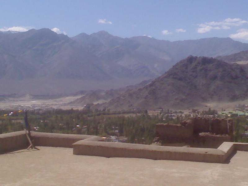 AskDushyant Day 1 Start Exploring Leh from roof of ancient palace 2009