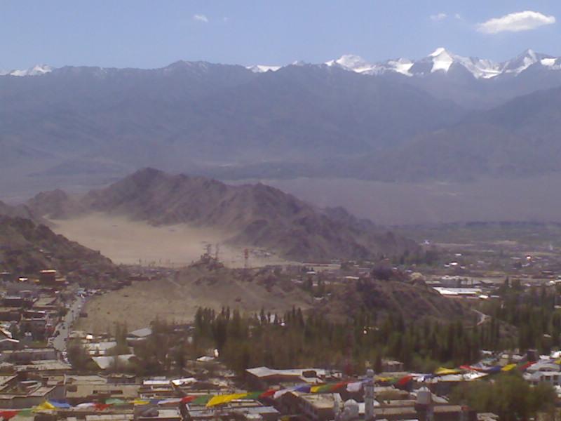 AskDushyant Day 1 Start Exploring Leh ground from palace 2009