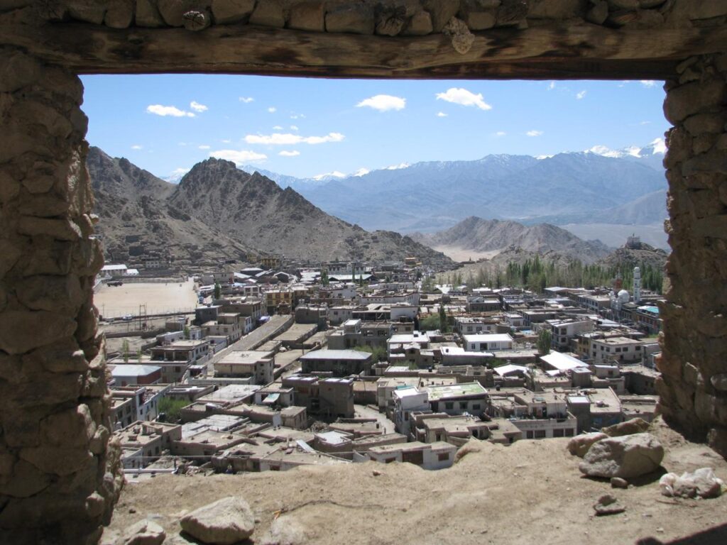 AskDushyant leh view palace window ladakh road trip to ladakh 2009