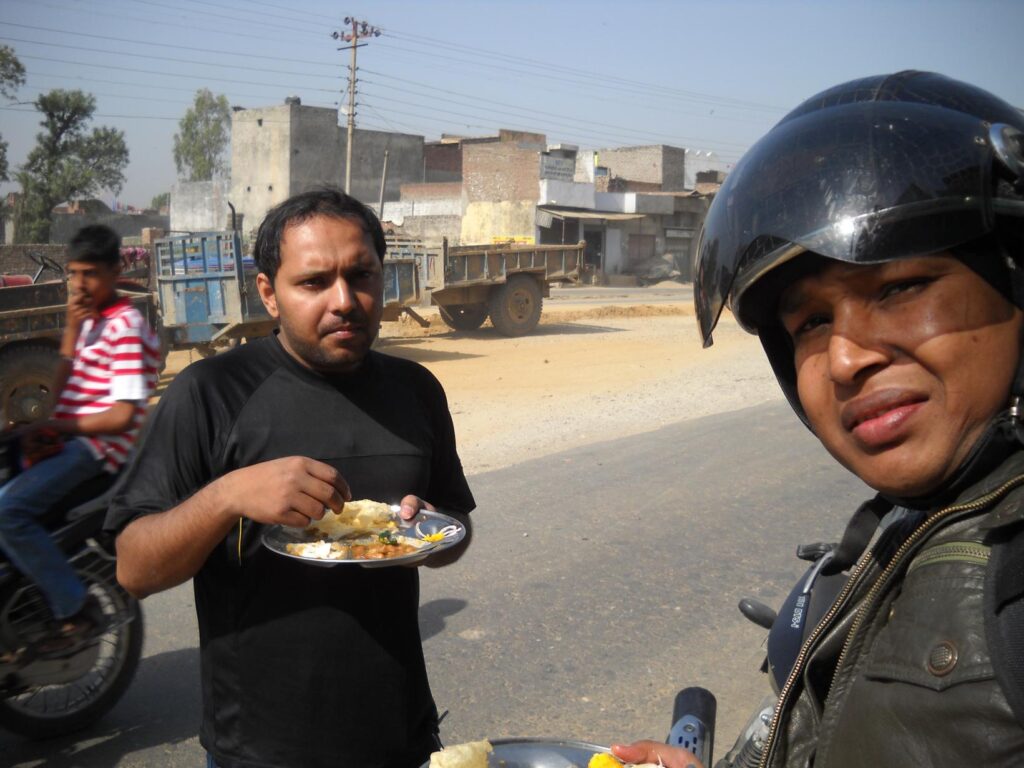 AskDushyant at babugarh its time for breakfast chole bhature a memorable trip to nainital ranikhet n nepal Year 2011 1