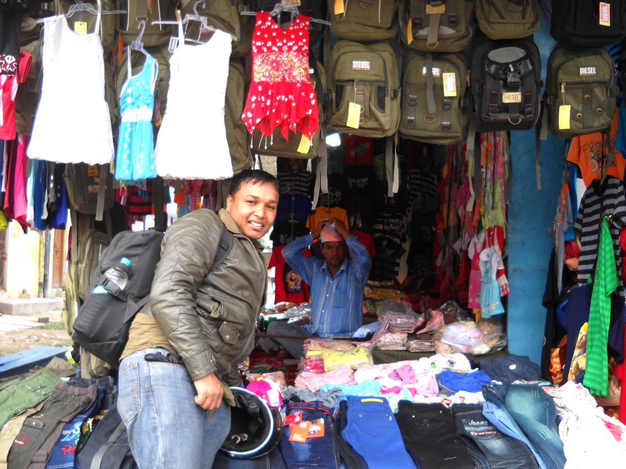 AskDushyant buying nepali cap and cloth at mahendranagar market now in nepal nepal bike trip via nainital and tanakpur extremely adventurous crossing the border Year 2011