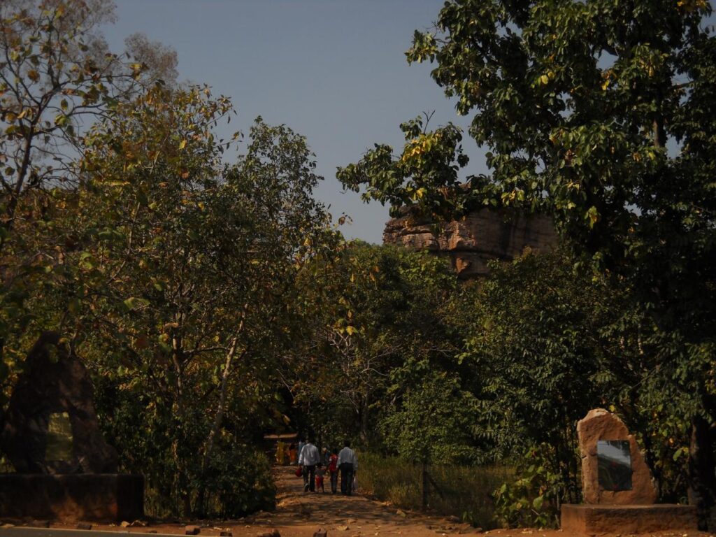 AskDushyant main gate bhimbetka rock shelter an archaeological treasure of ancient india road trip to bhimbetka Year 2009