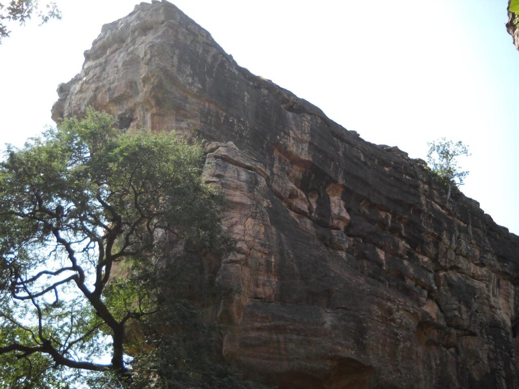 AskDushyant rock shelter cave upper stone bhimbetka an archaeological treasure of ancient india road trip to bhimbetka Year 2009