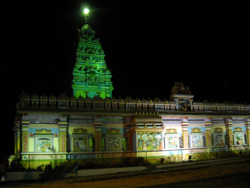 AskDushyant sarni Ram mandir during night my beautiful home town madhya pradesh india Year 2009