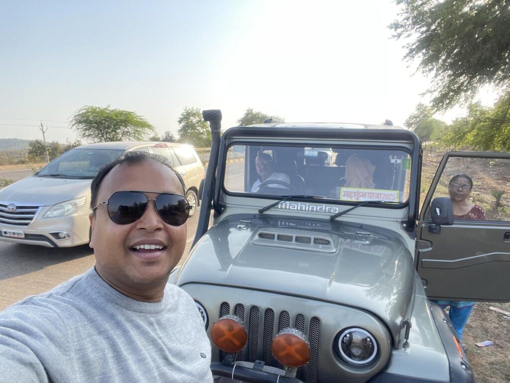 AskDushyant Driving break before reaching maihar madhya pradesh IMG year 2025 mahakumbh yatra from kareli madhyapradesh to prayagraj uttarpradesh memoir