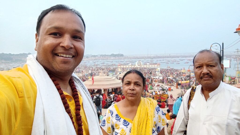 AskDushyant goodbye landscape view of kumbh sangam arail ghat year 2025 mahakumbh yatra from kareli madhyapradesh to prayagraj uttarpradesh memoir