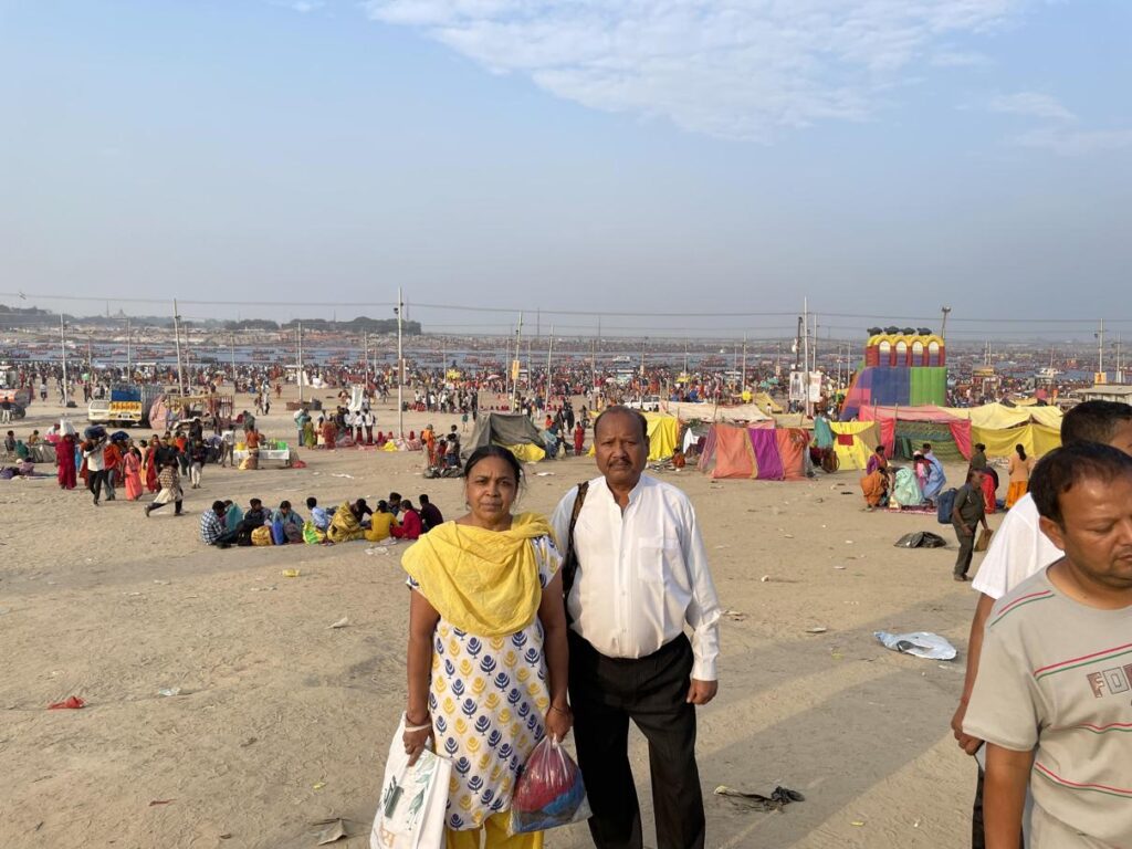 AskDushyant landscape of kumbh from arail sangam ghat IMG year 2025 mahakumbh yatra from kareli madhyapradesh to prayagraj uttarpradesh memoir