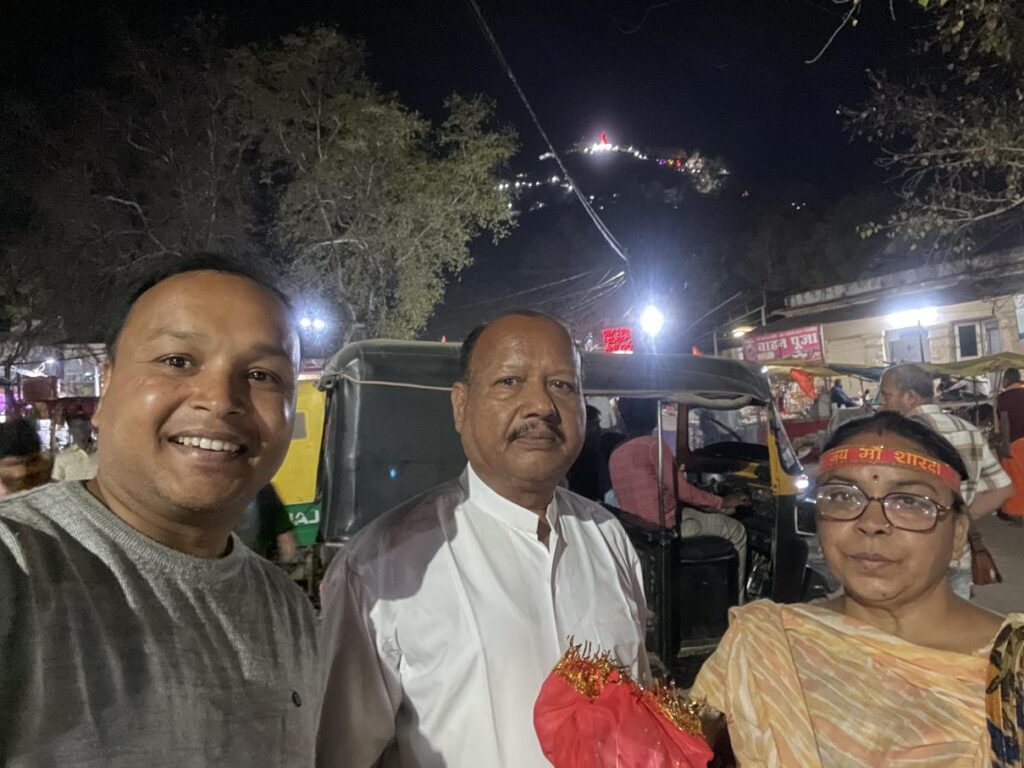 AskDushyant view of sharda mata mandir maihar madhya pradesh IMG year 2025 mahakumbh yatra from kareli madhyapradesh to prayagraj uttarpradesh memoir